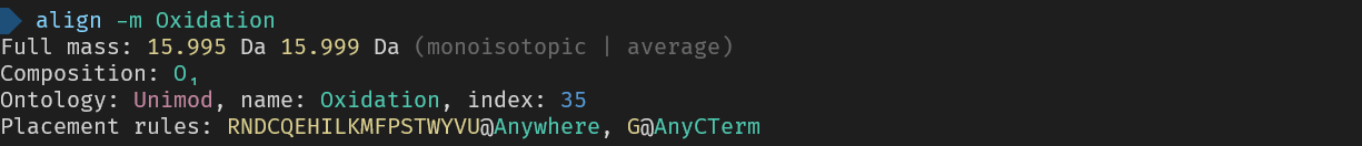 example of calling with named modification
