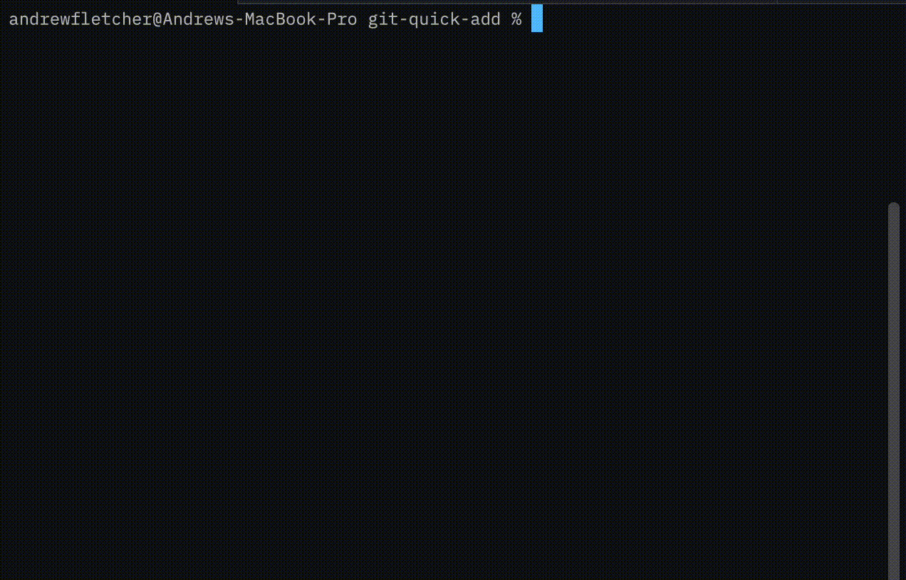Video demonstrating use of `qa`