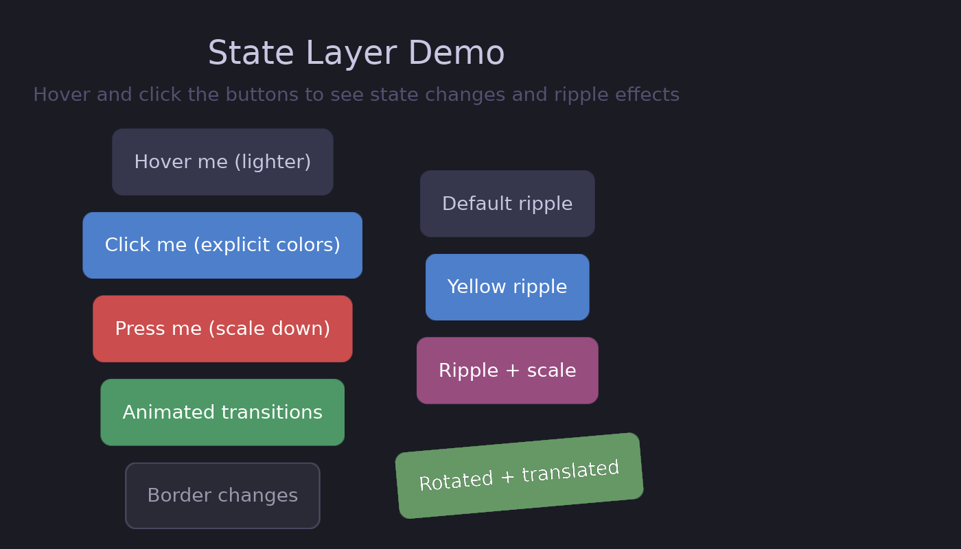 State Layer Example