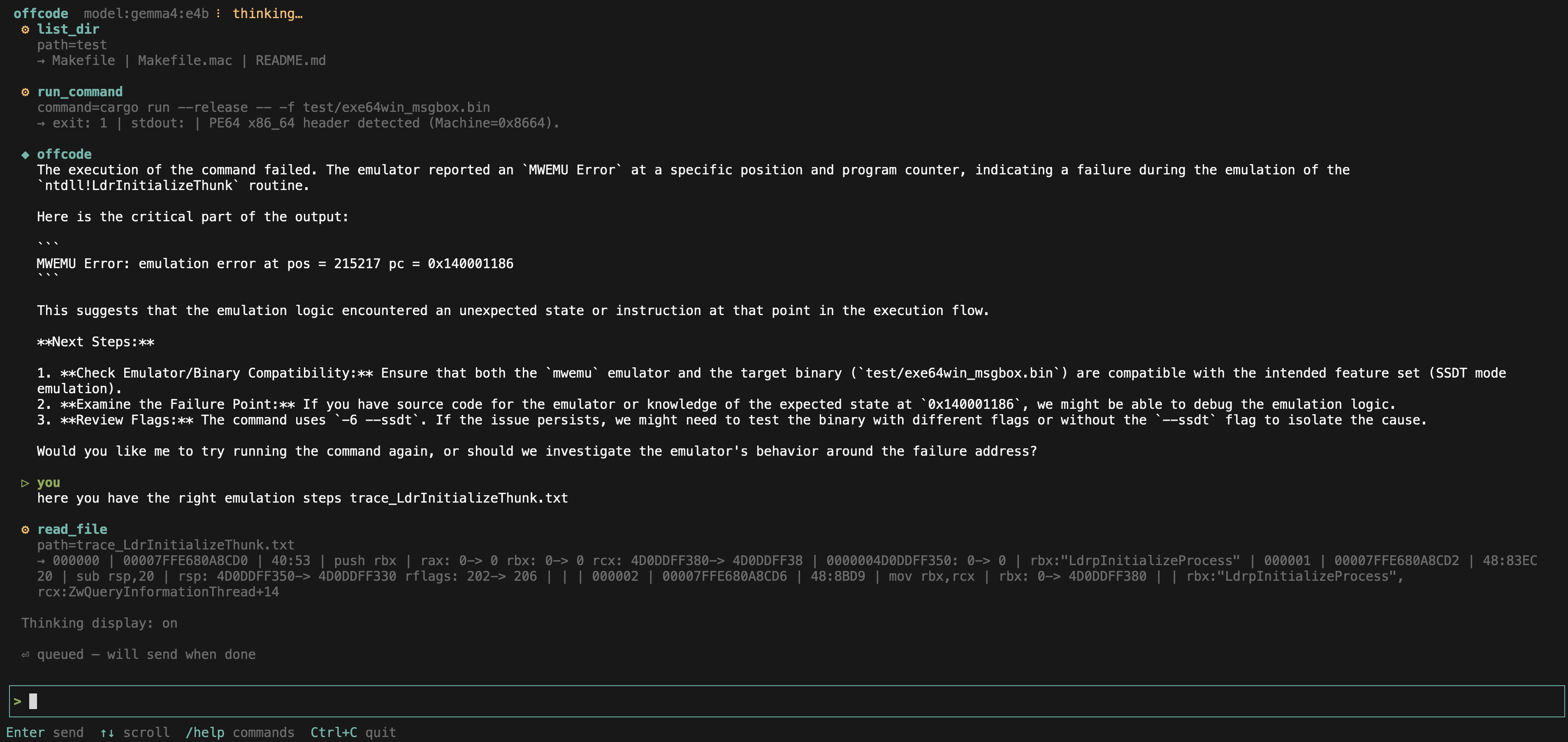 Offcode ASCII art