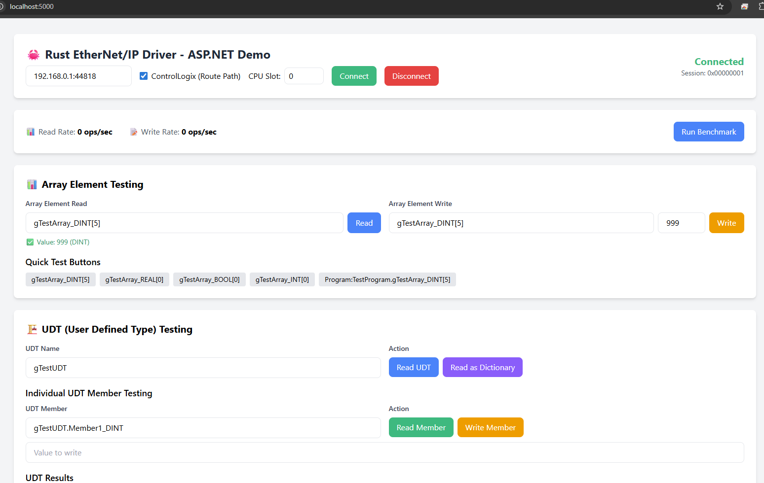 ASP.NET Example Application