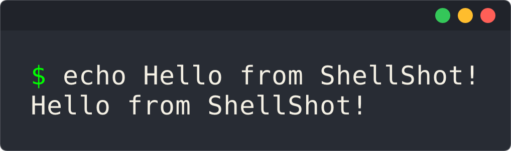 echo example
