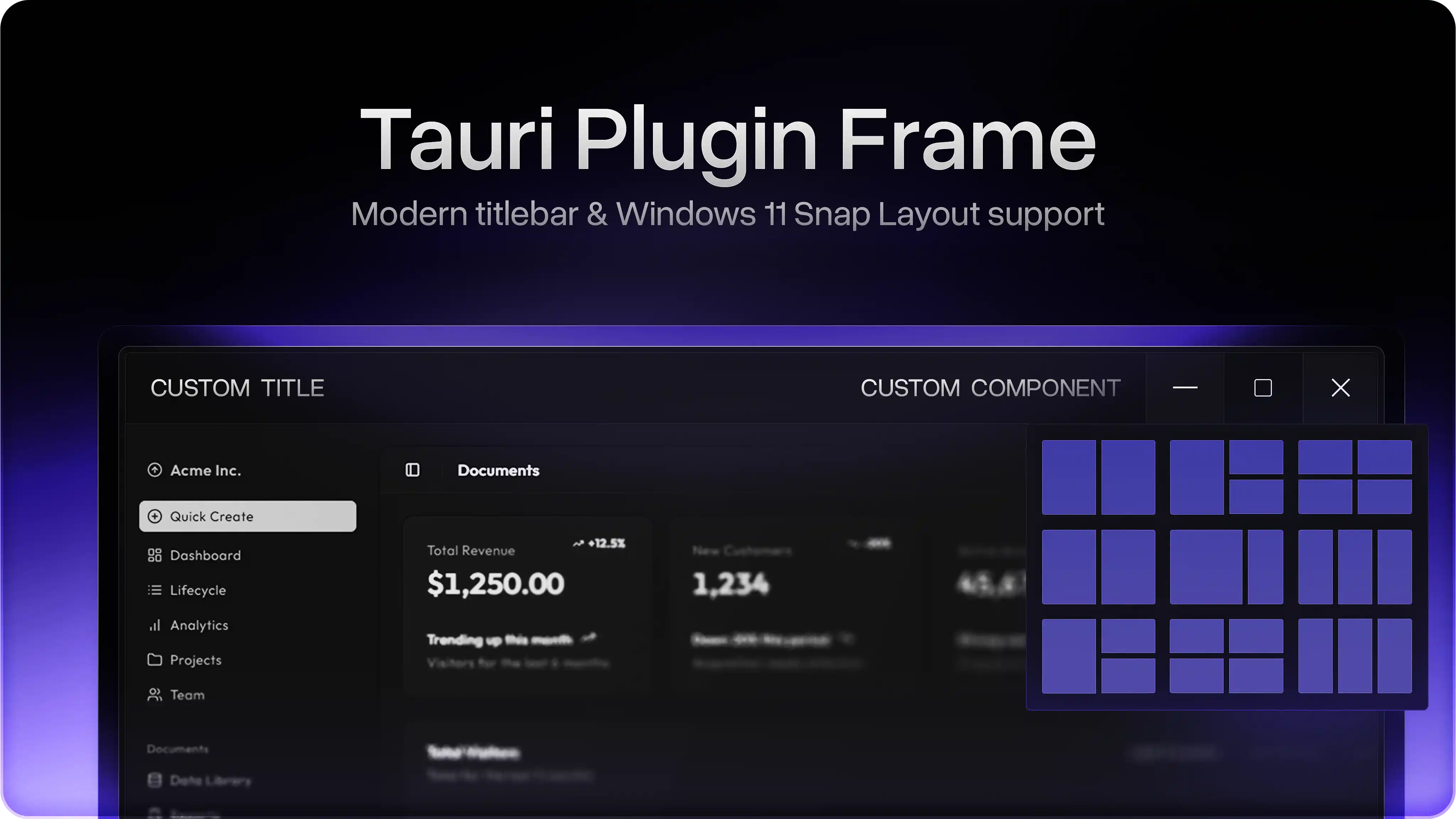 tauri-plugin-frame demo