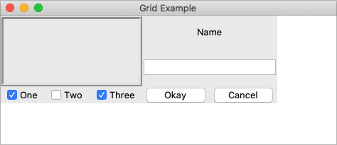 Resizing the window.