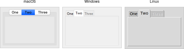 Notebook widgets.